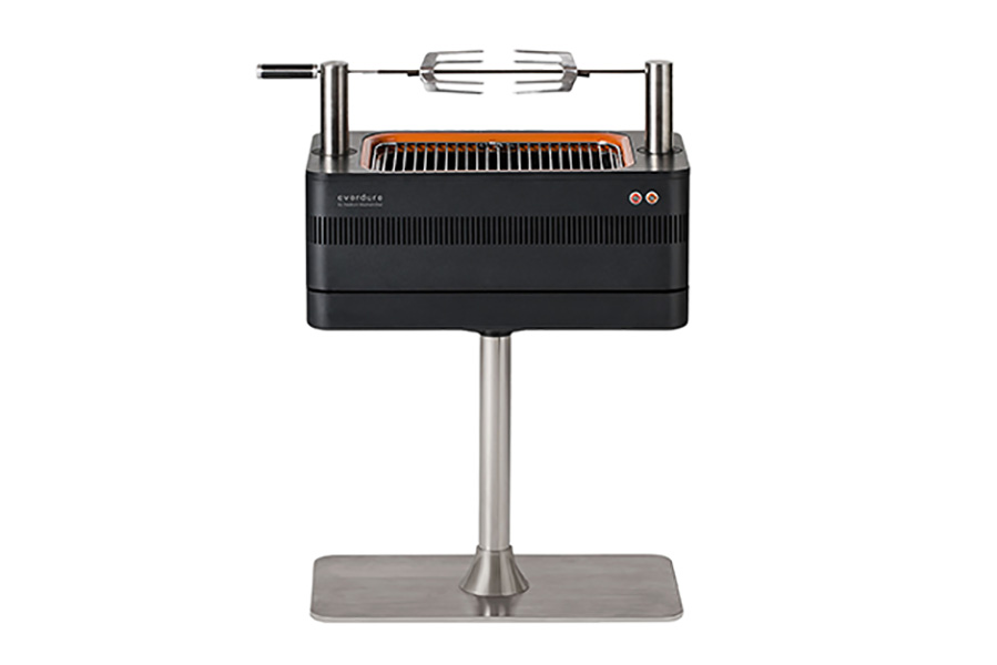 Everdure by Heston Blumenthal charcoal bbq with rotisserie 